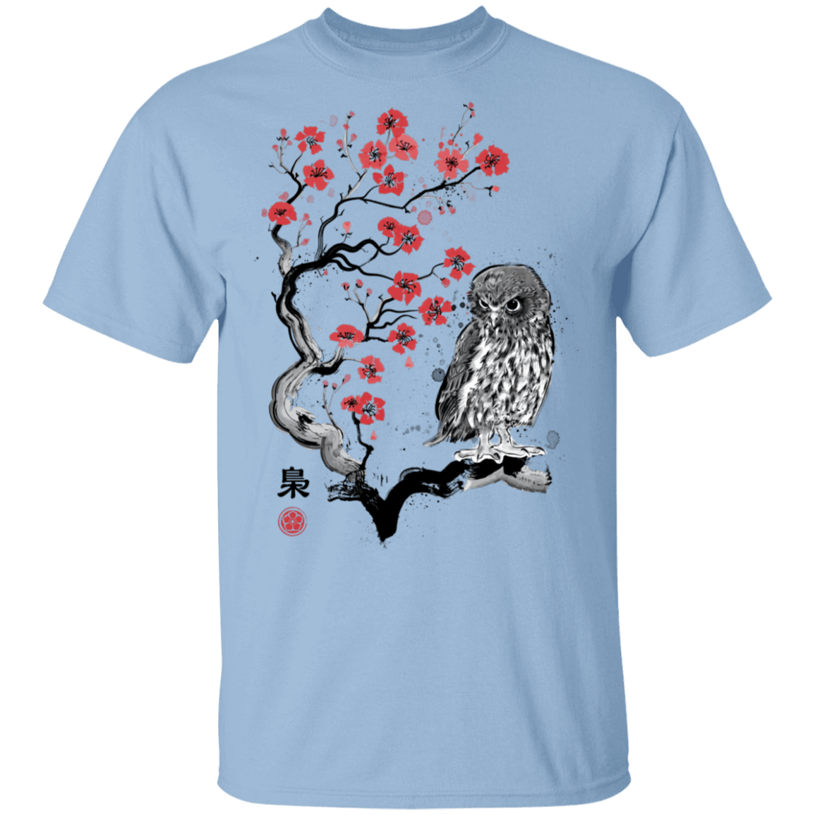 T-Shirts Light Blue / S Fukur sumi-e T-Shirt