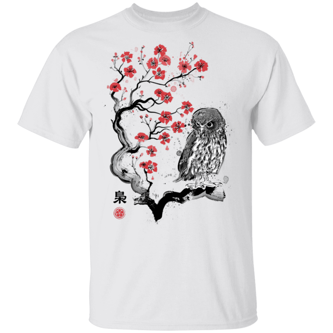 T-Shirts White / S Fukur sumi-e T-Shirt