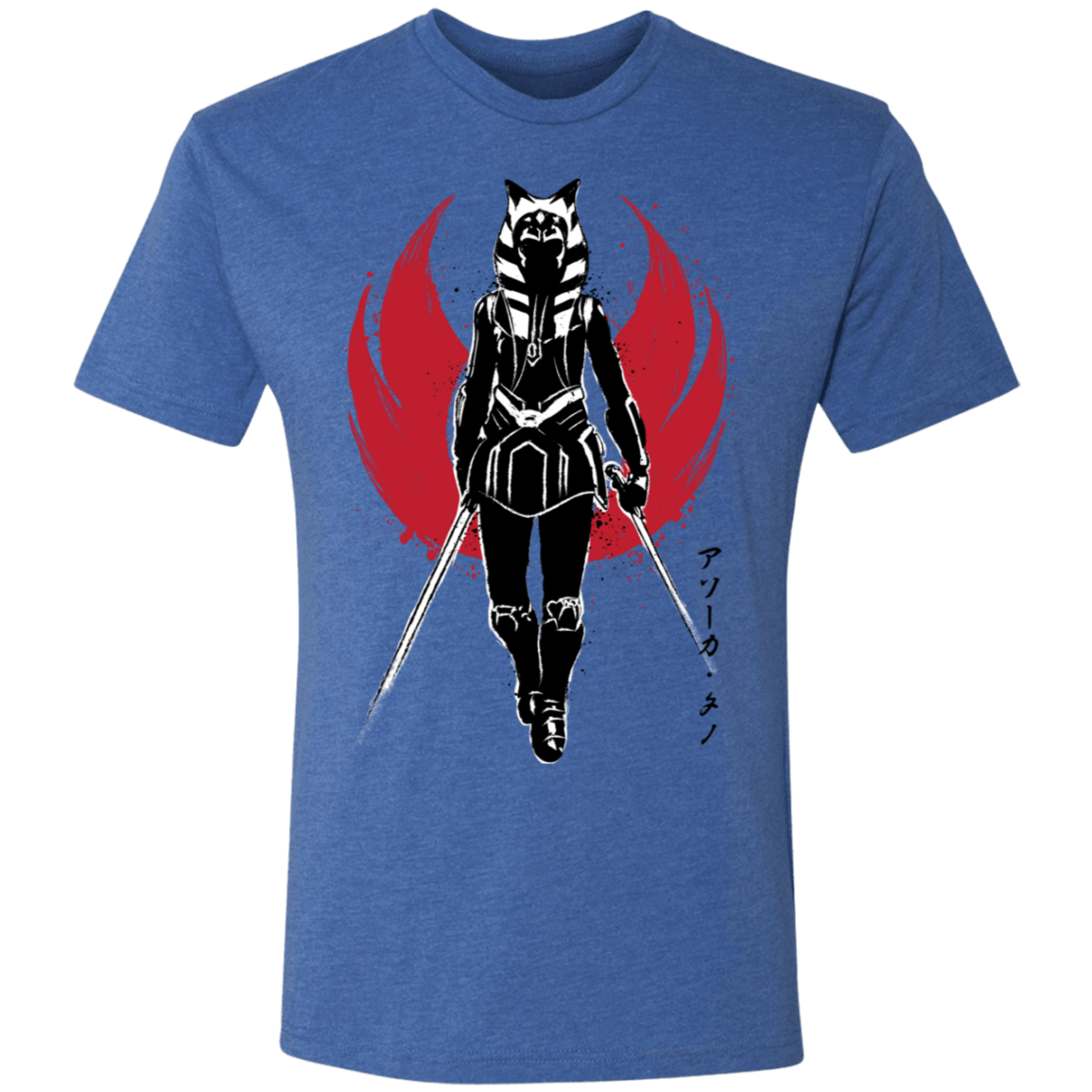 T-Shirts Vintage Royal / S Fulcrum Sumi-E Men's Triblend T-Shirt