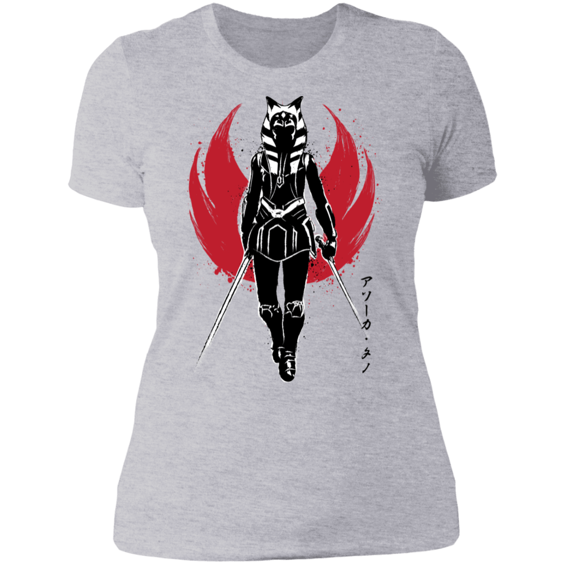 T-Shirts Heather Grey / S Fulcrum Sumi-E Women's Premium T-Shirt