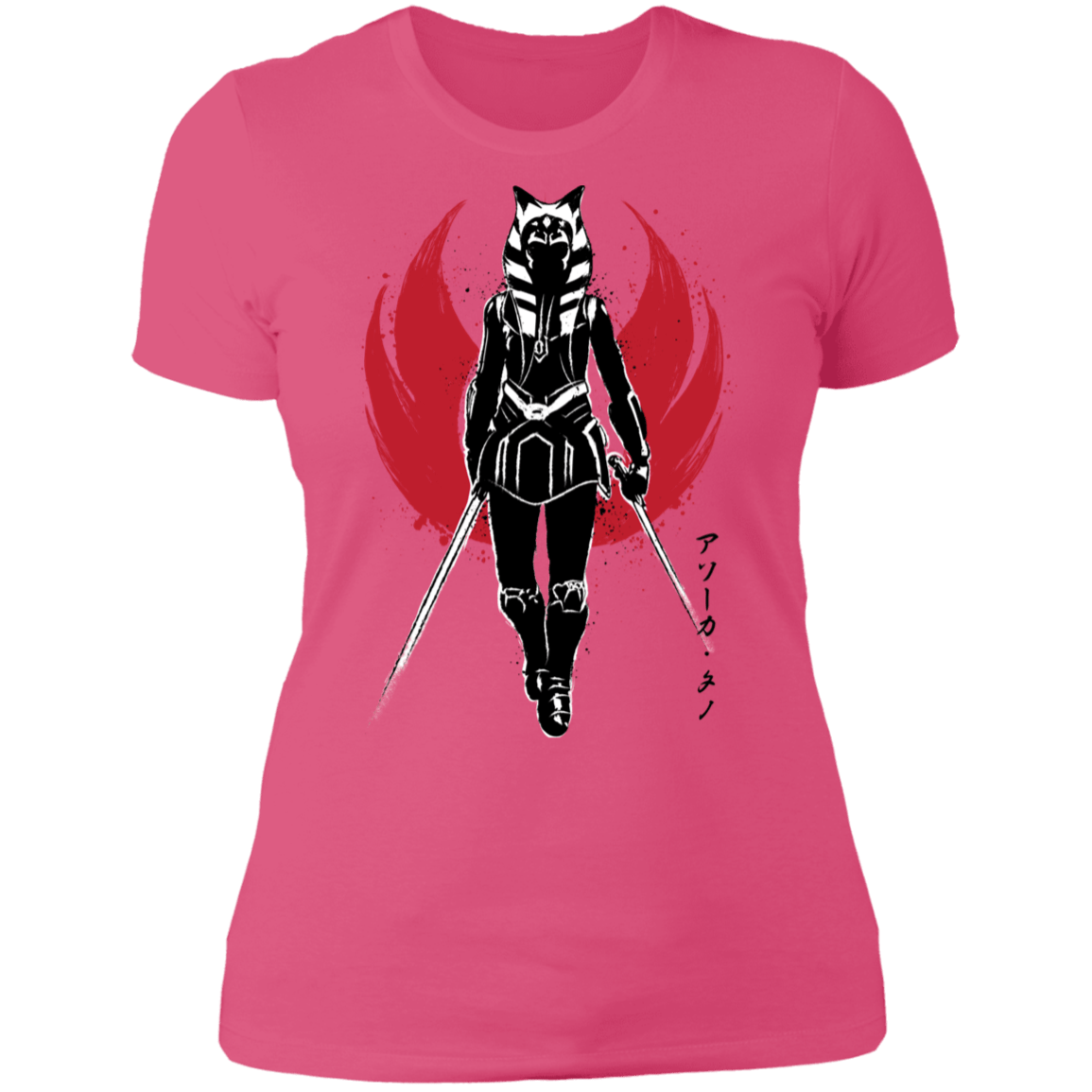 T-Shirts Hot Pink / S Fulcrum Sumi-E Women's Premium T-Shirt