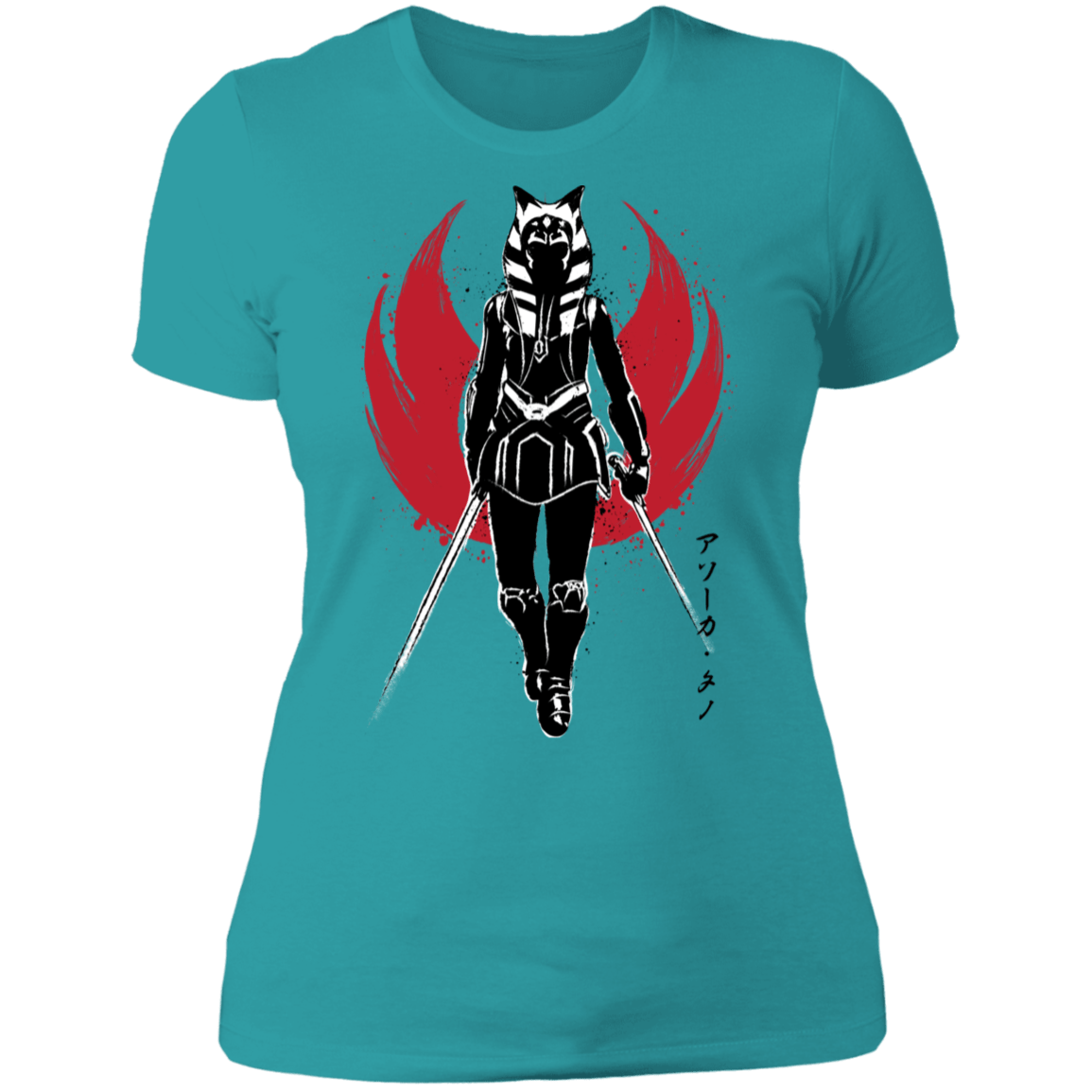 T-Shirts Tahiti Blue / S Fulcrum Sumi-E Women's Premium T-Shirt