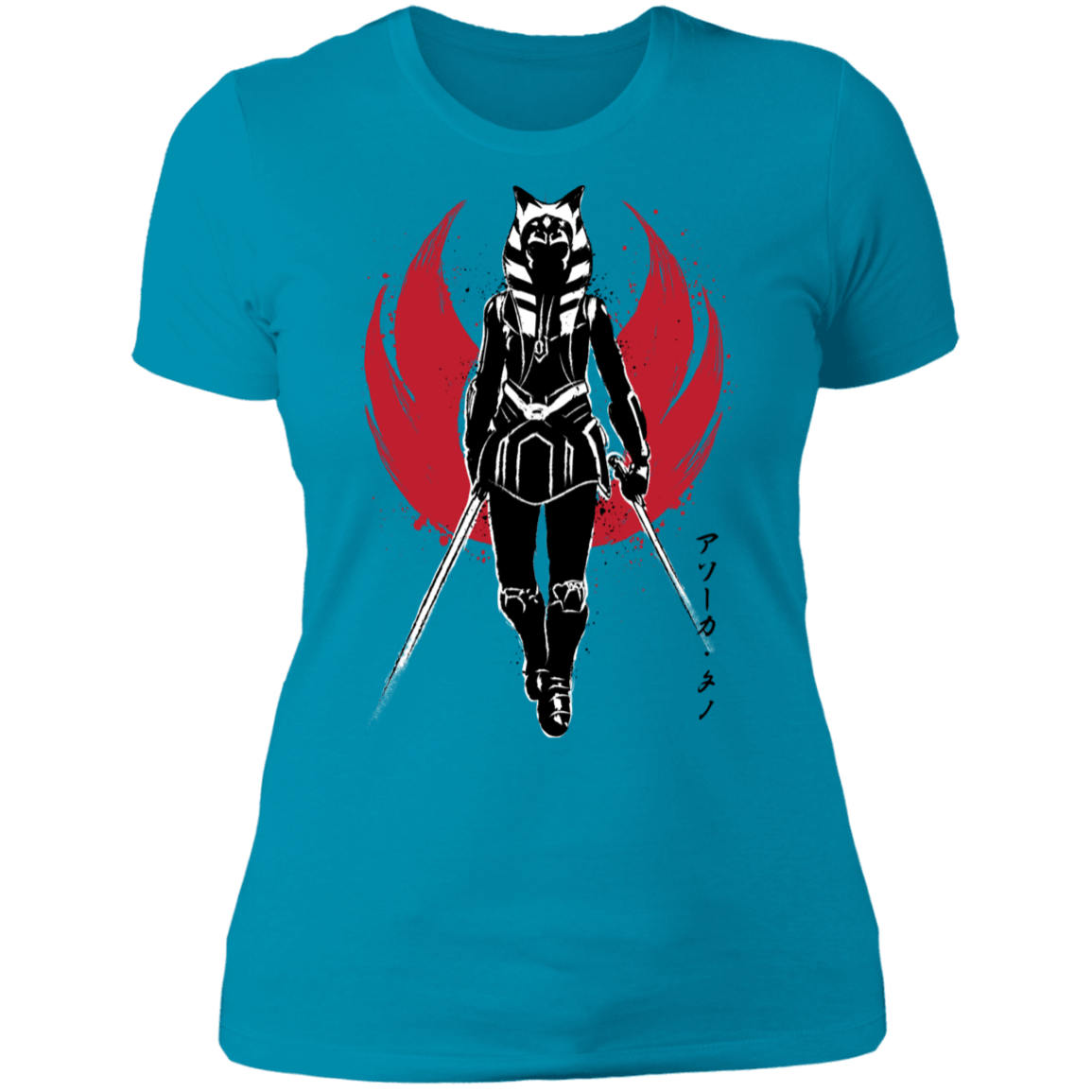 T-Shirts Turquoise / S Fulcrum Sumi-E Women's Premium T-Shirt