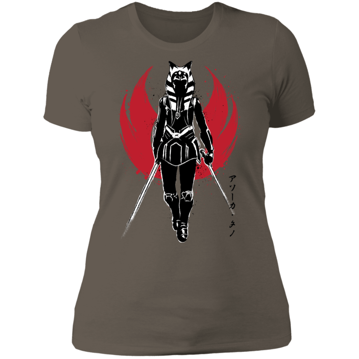 T-Shirts Warm Grey / S Fulcrum Sumi-E Women's Premium T-Shirt