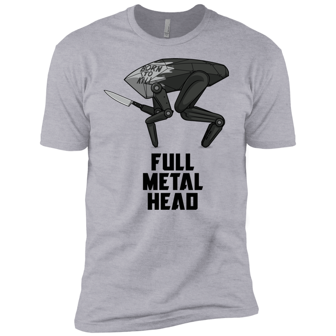 T-Shirts Heather Grey / YXS Full Metal Head Boys Premium T-Shirt