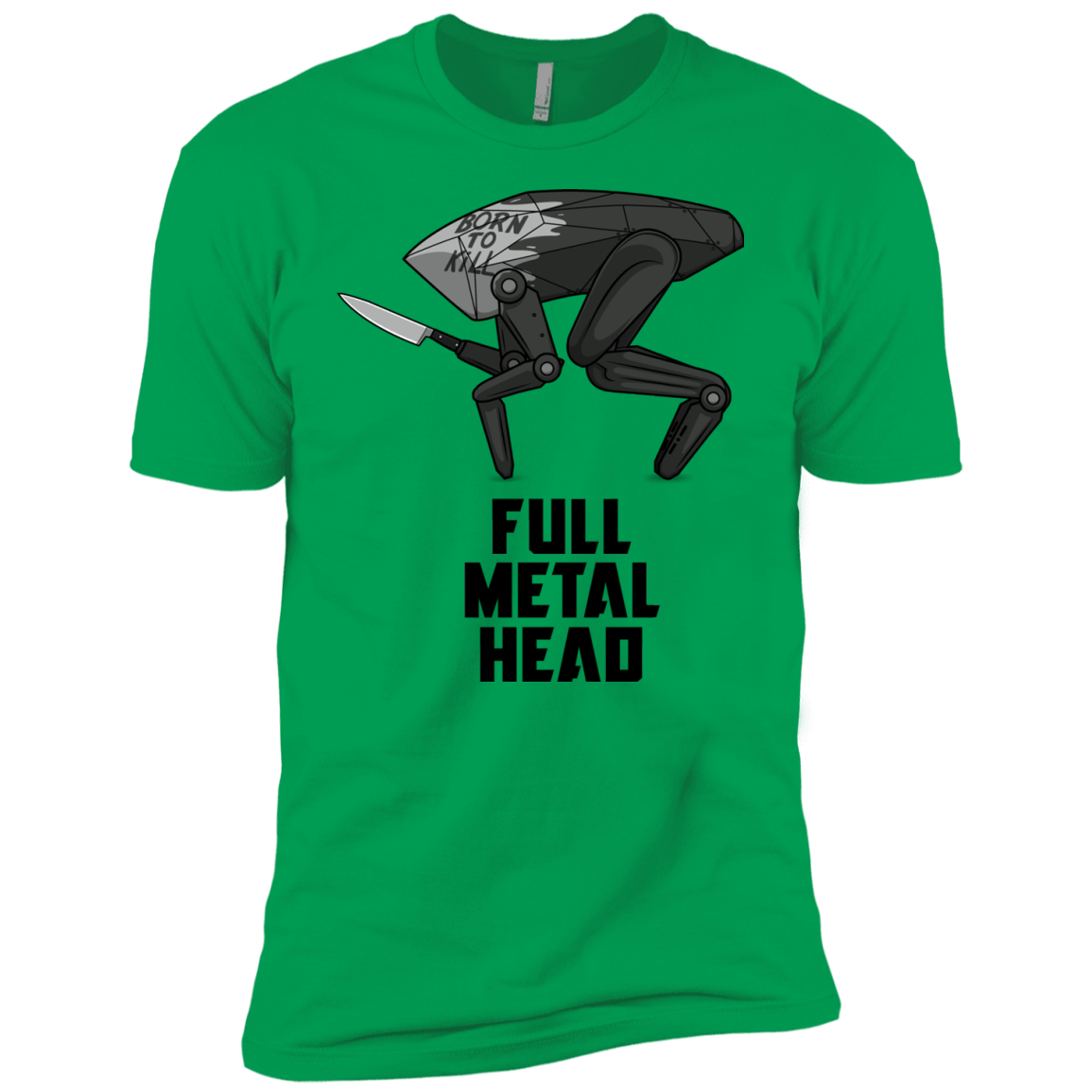 T-Shirts Kelly Green / YXS Full Metal Head Boys Premium T-Shirt