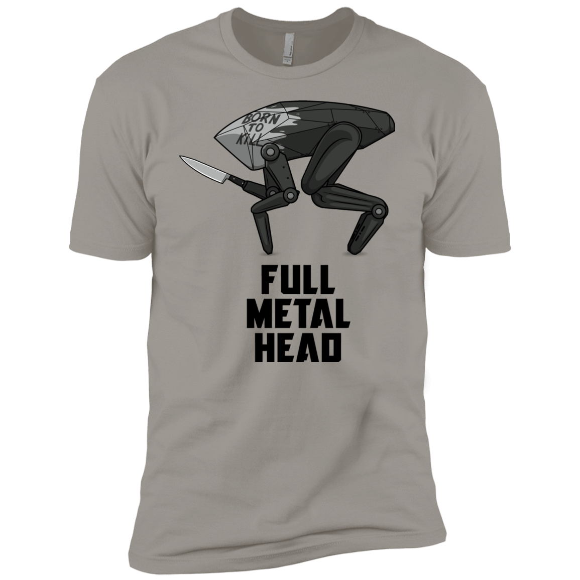 T-Shirts Light Grey / YXS Full Metal Head Boys Premium T-Shirt