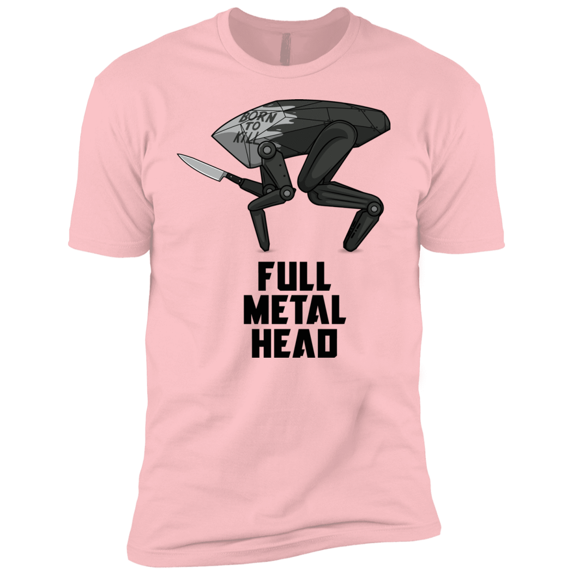 T-Shirts Light Pink / YXS Full Metal Head Boys Premium T-Shirt