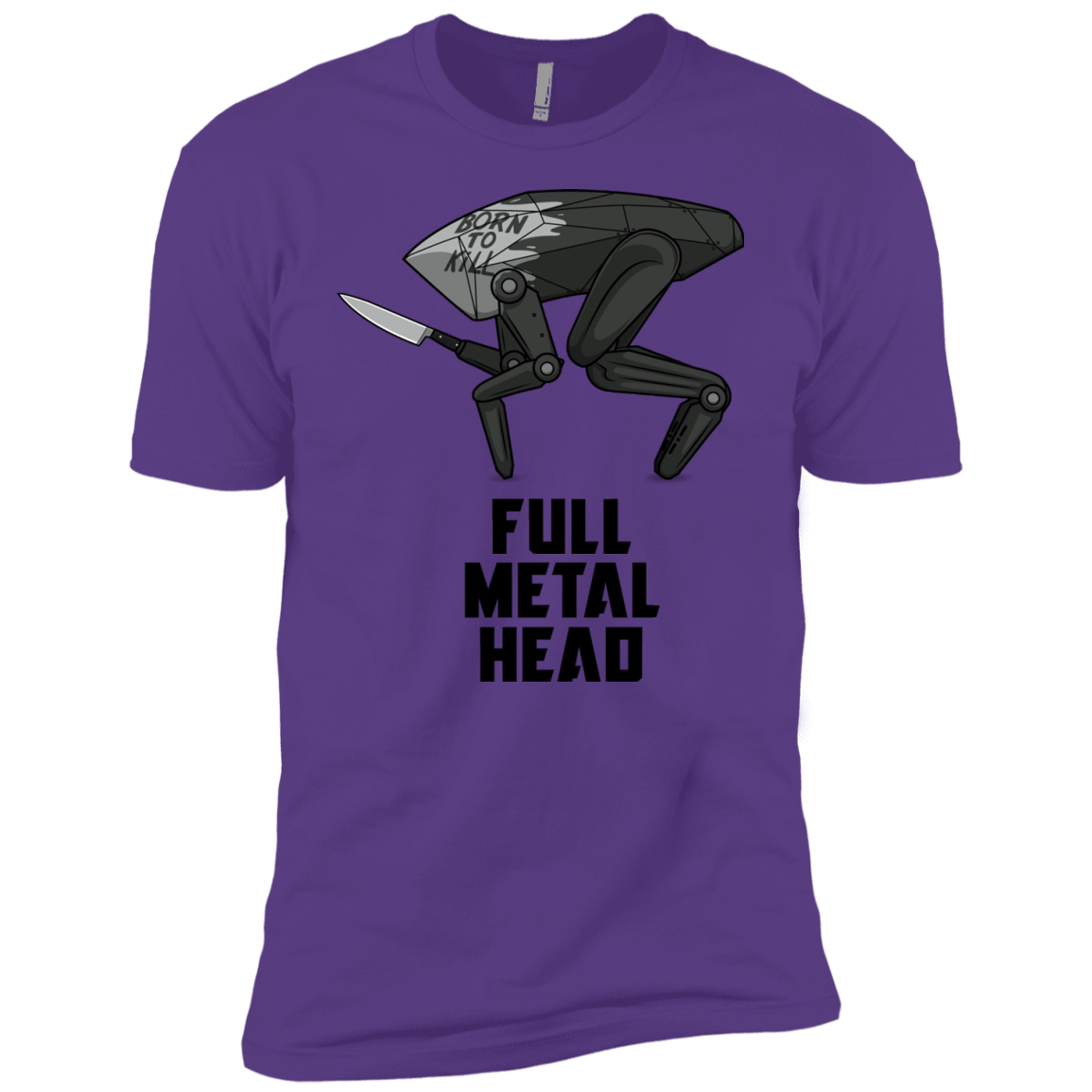 T-Shirts Purple Rush / YXS Full Metal Head Boys Premium T-Shirt