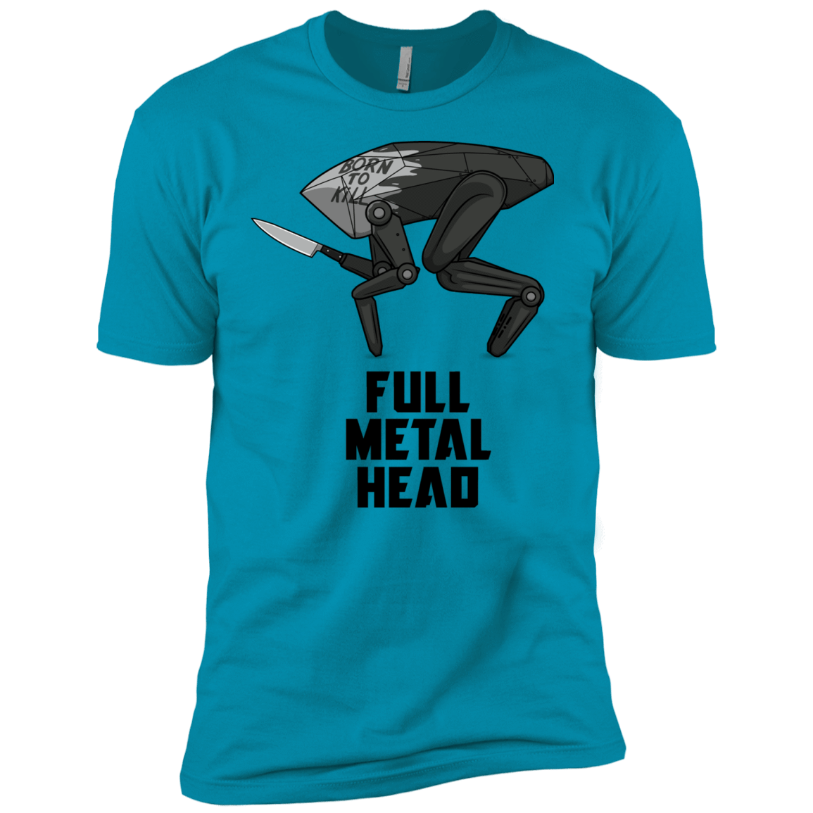 T-Shirts Turquoise / YXS Full Metal Head Boys Premium T-Shirt