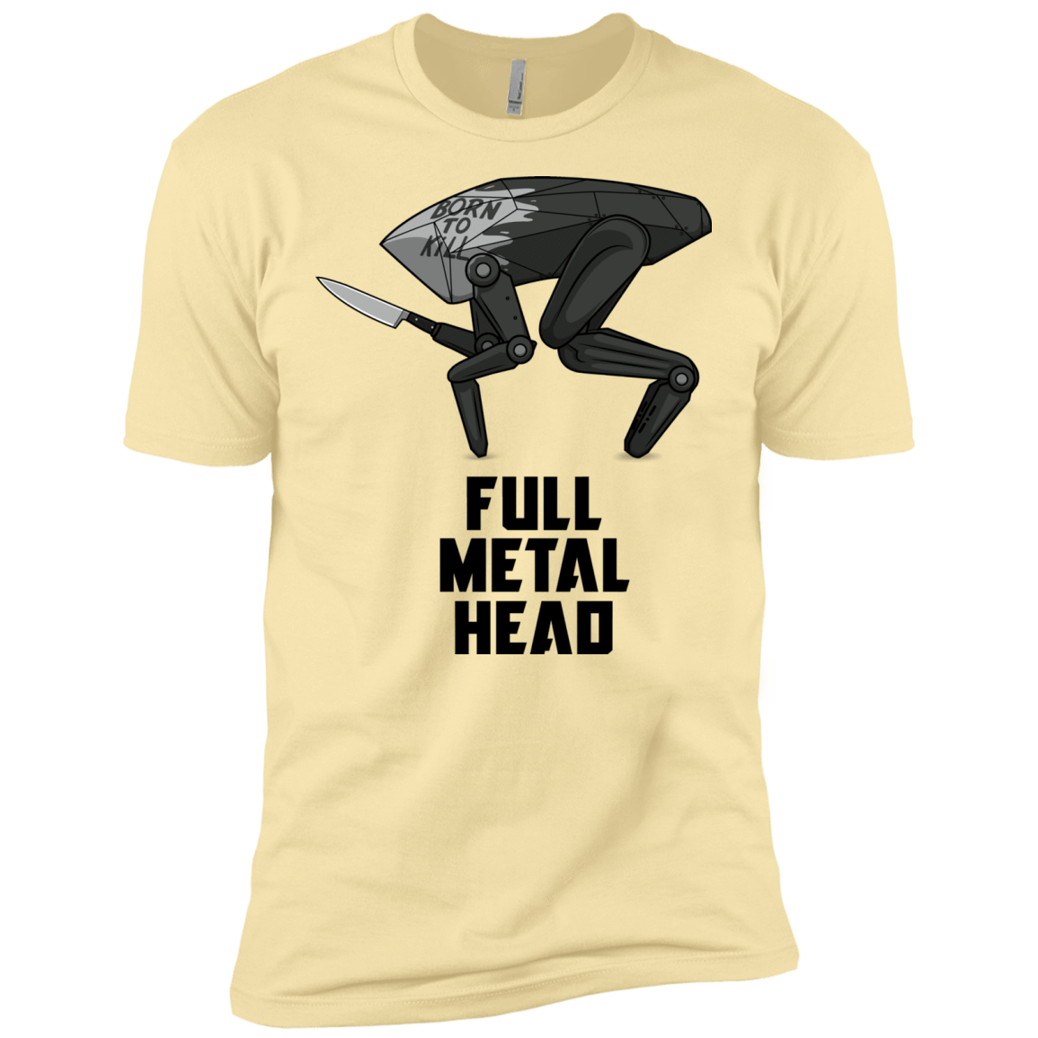T-Shirts Banana Cream / X-Small Full Metal Head Men's Premium T-Shirt