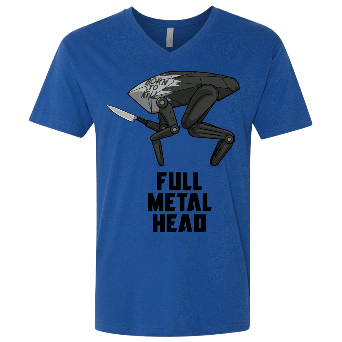 T-Shirts Royal / X-Small Full Metal Head Men's Premium V-Neck