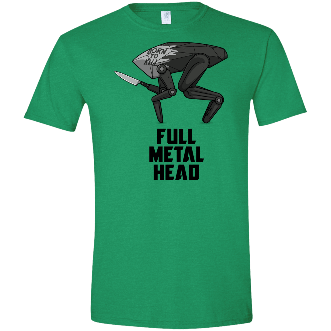 T-Shirts Heather Irish Green / S Full Metal Head Men's Semi-Fitted Softstyle
