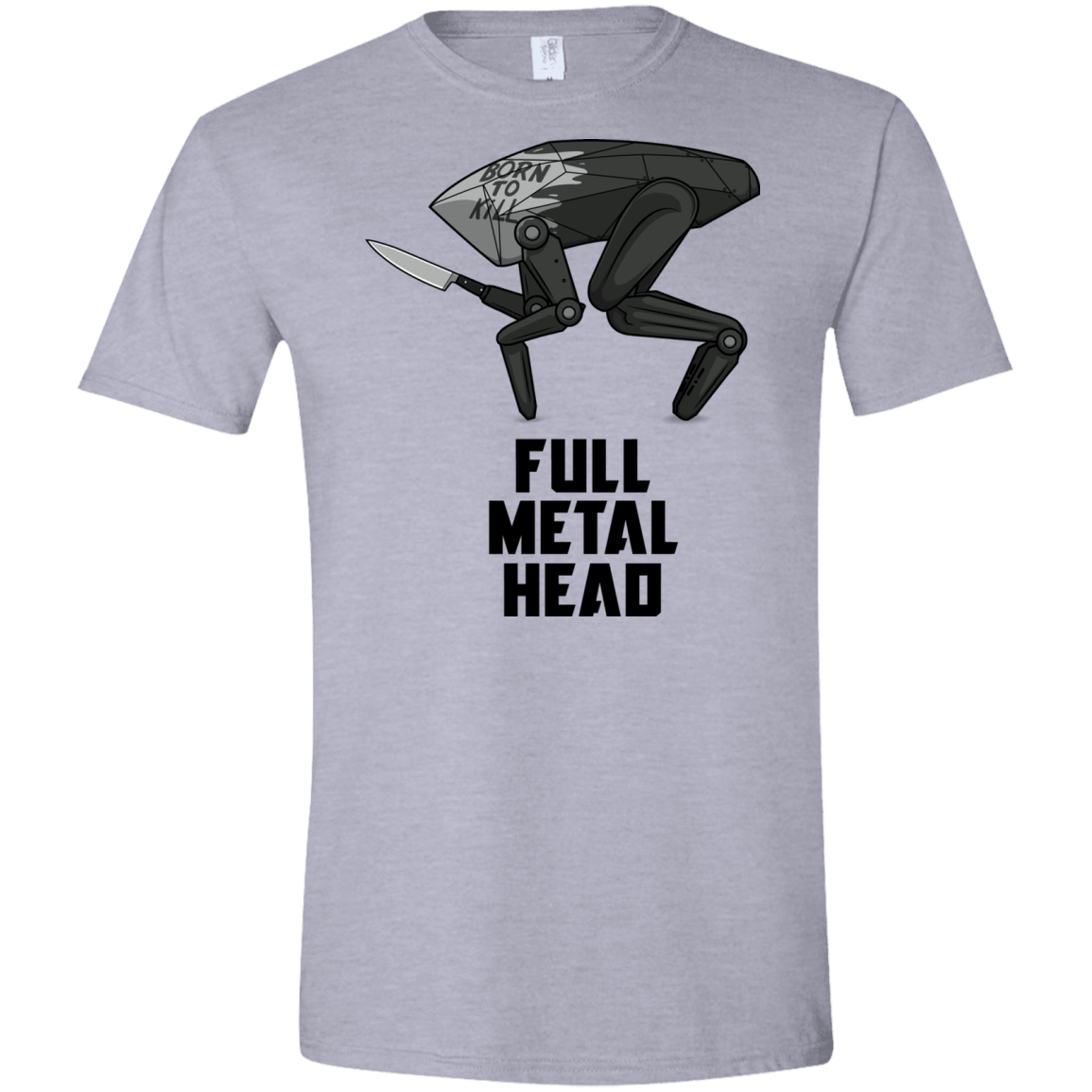 T-Shirts Sport Grey / X-Small Full Metal Head Men's Semi-Fitted Softstyle