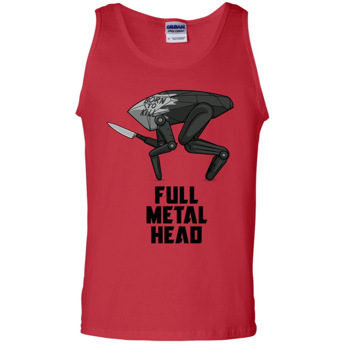 T-Shirts Red / S Full Metal Head Men's Tank Top