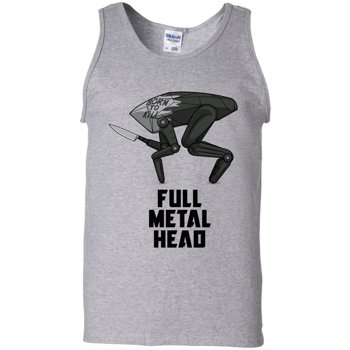 T-Shirts Sport Grey / S Full Metal Head Men's Tank Top