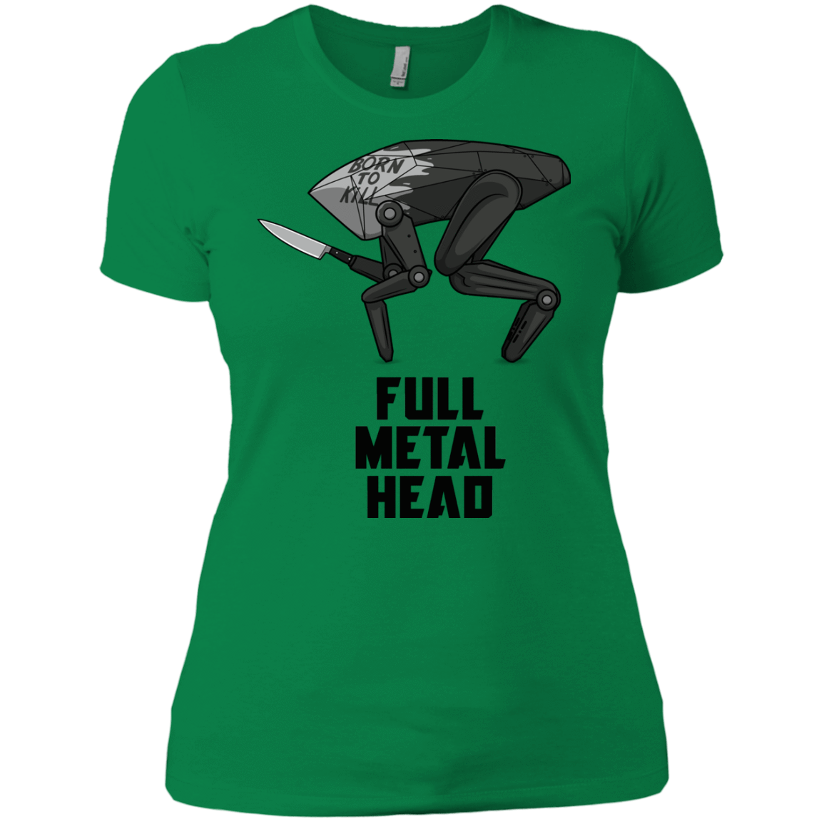 T-Shirts Kelly Green / X-Small Full Metal Head Women's Premium T-Shirt
