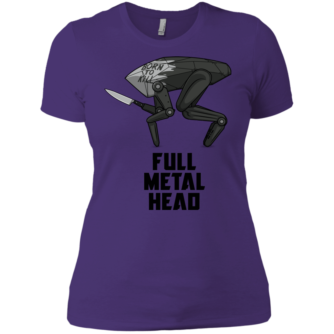 T-Shirts Purple Rush/ / X-Small Full Metal Head Women's Premium T-Shirt