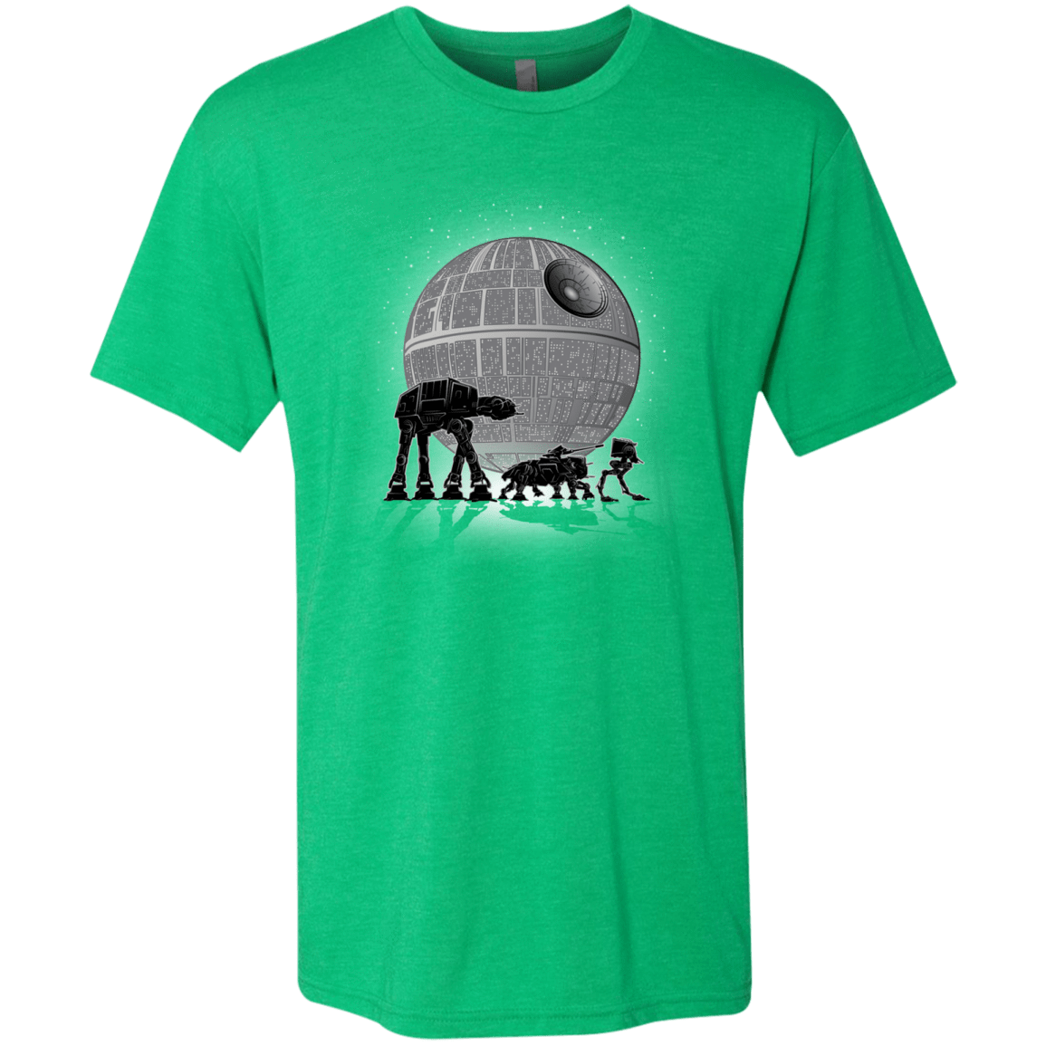T-Shirts Envy / Small Full Moon Over Empire Men's Triblend T-Shirt