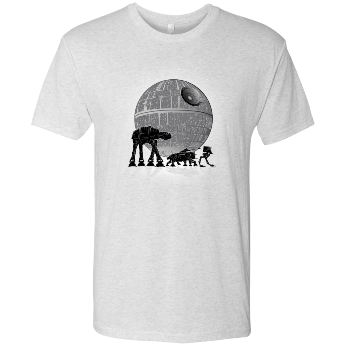 T-Shirts Heather White / Small Full Moon Over Empire Men's Triblend T-Shirt