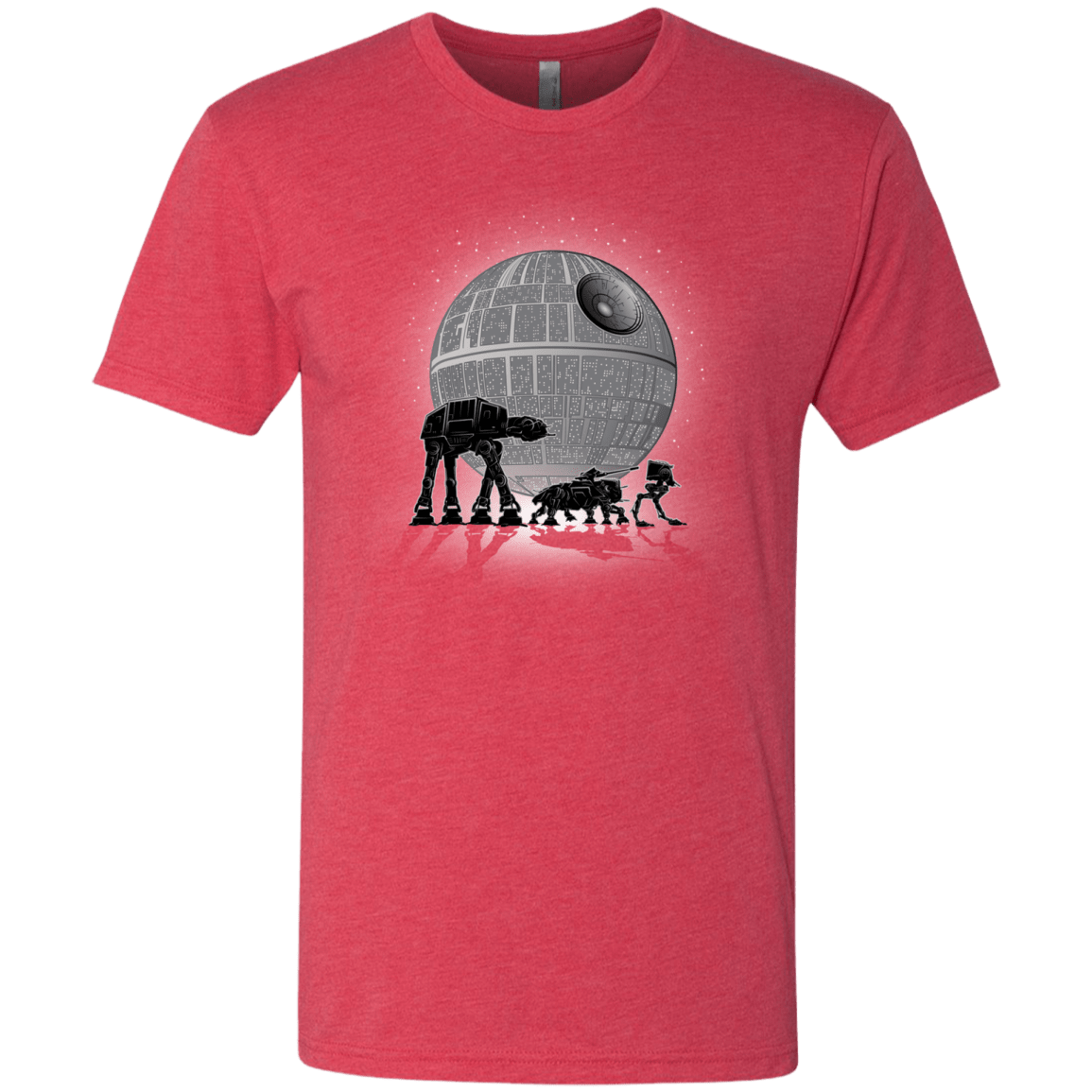 T-Shirts Vintage Red / Small Full Moon Over Empire Men's Triblend T-Shirt