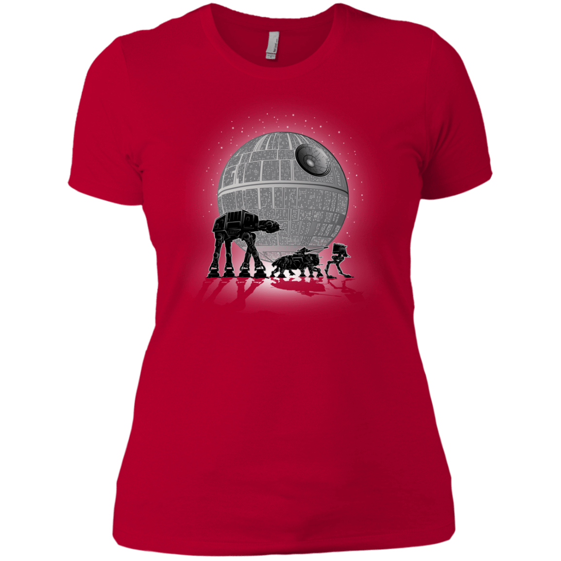 T-Shirts Red / X-Small Full Moon Over Empire Women's Premium T-Shirt
