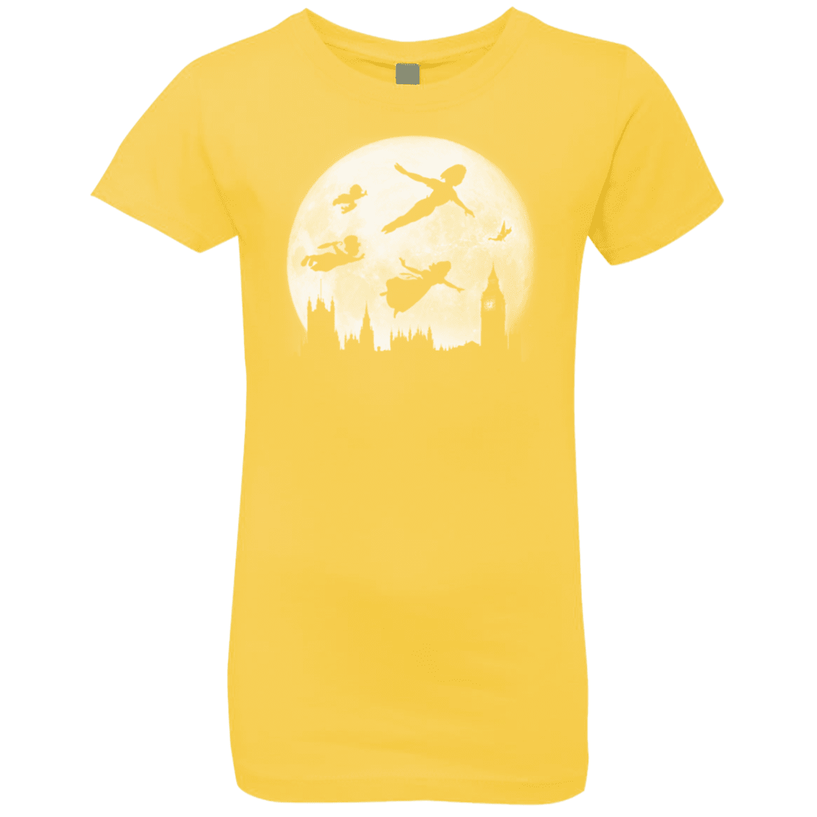 T-Shirts Vibrant Yellow / YXS Full Moon over London Girls Premium T-Shirt