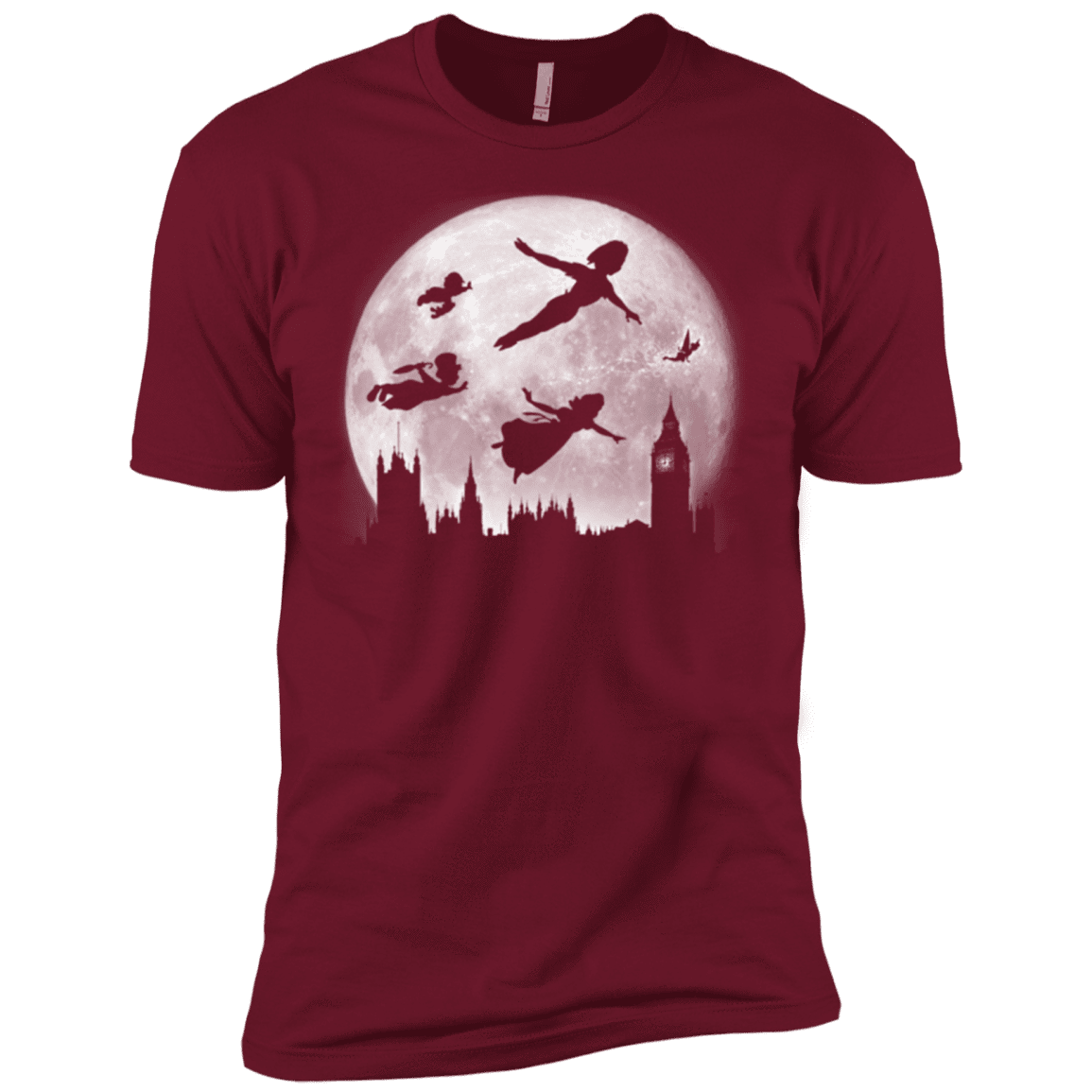 T-Shirts Cardinal / X-Small Full Moon over London Men's Premium T-Shirt