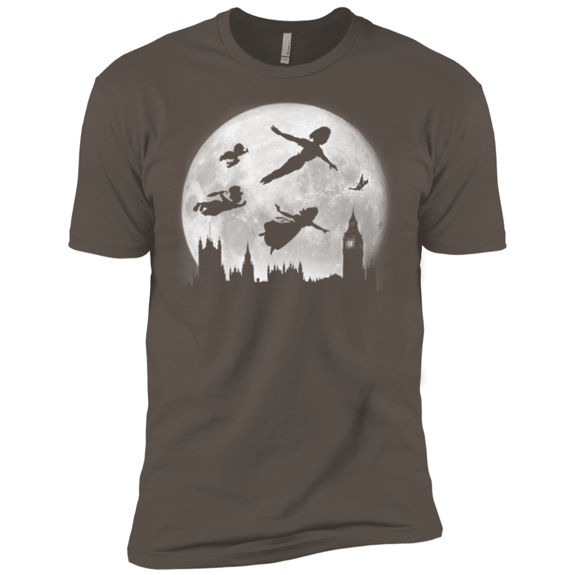 T-Shirts Warm Grey / X-Small Full Moon over London Men's Premium T-Shirt