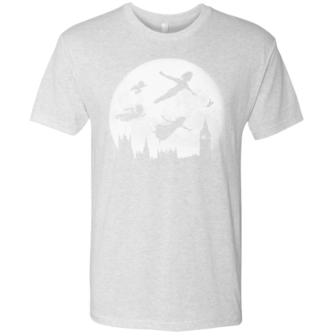 T-Shirts Heather White / Small Full Moon over London Men's Triblend T-Shirt