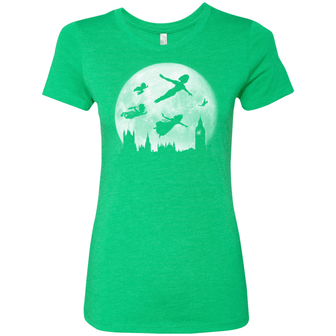 T-Shirts Envy / Small Full Moon over London Women's Triblend T-Shirt