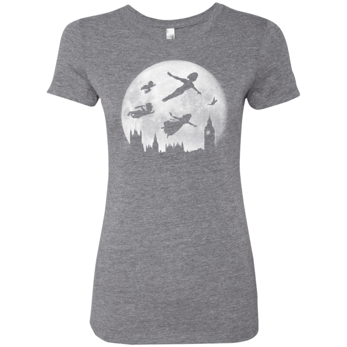 T-Shirts Premium Heather / Small Full Moon over London Women's Triblend T-Shirt