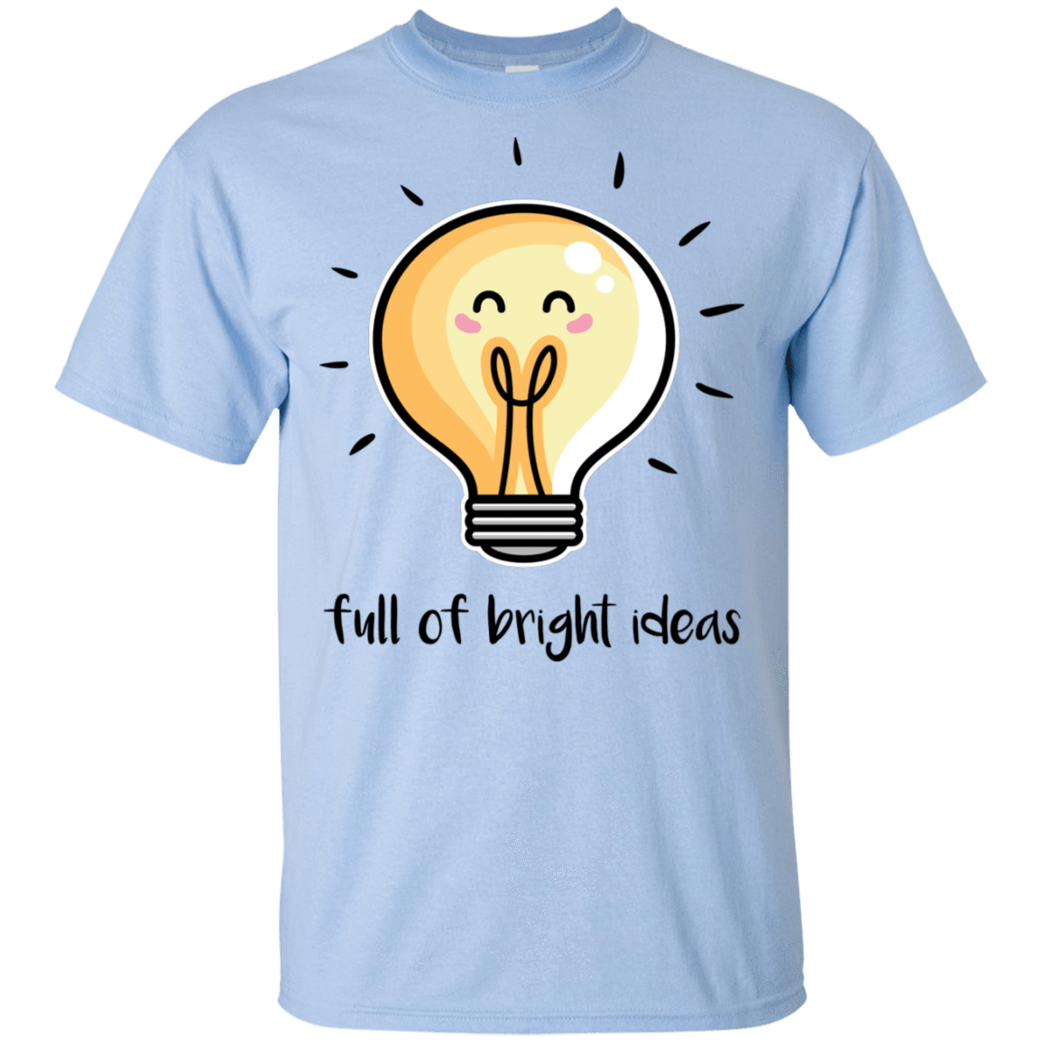 T-Shirts Light Blue / S Full of Bright Ideas T-Shirt