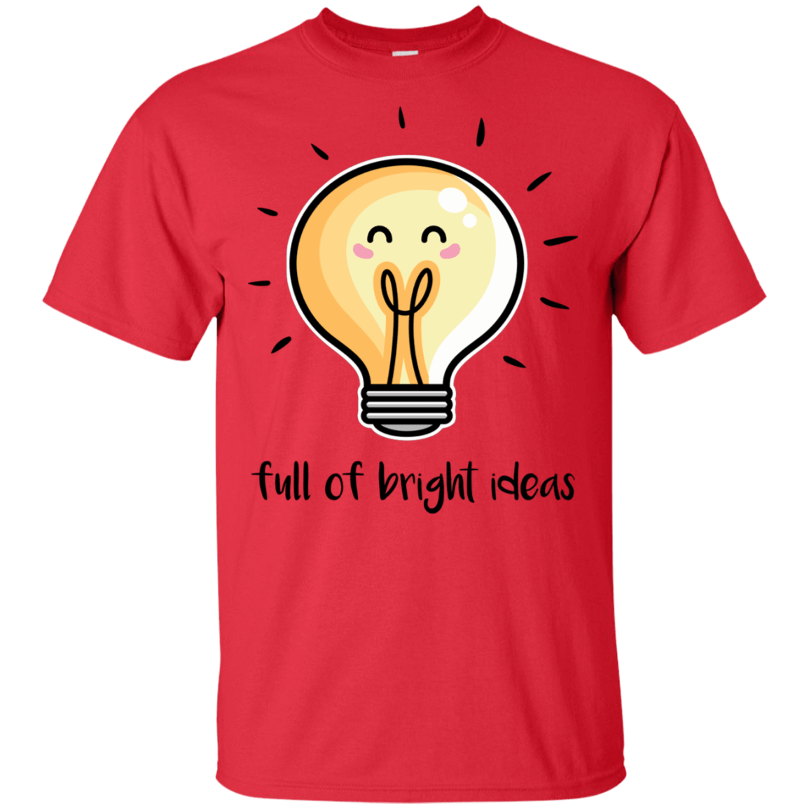 T-Shirts Red / S Full of Bright Ideas T-Shirt