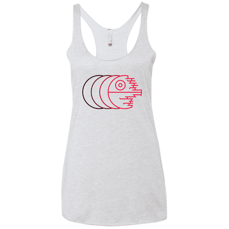 T-Shirts Heather White / X-Small Fully Operational Women's Triblend Racerback Tank