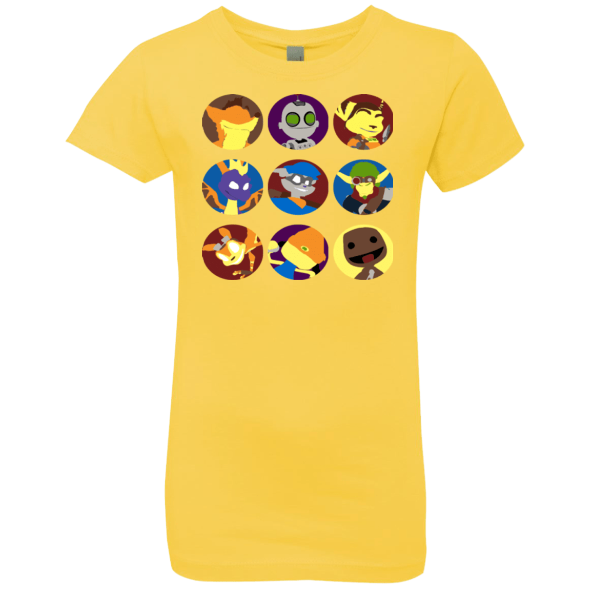 T-Shirts Vibrant Yellow / YXS Fun Heroes Girls Premium T-Shirt