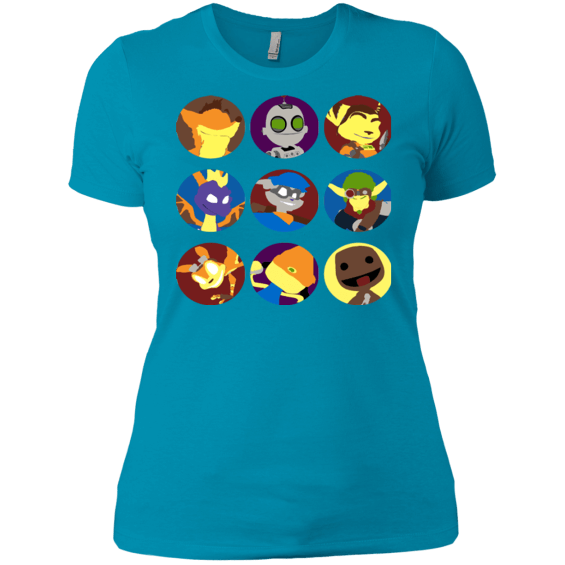 T-Shirts Turquoise / X-Small Fun Heroes Women's Premium T-Shirt
