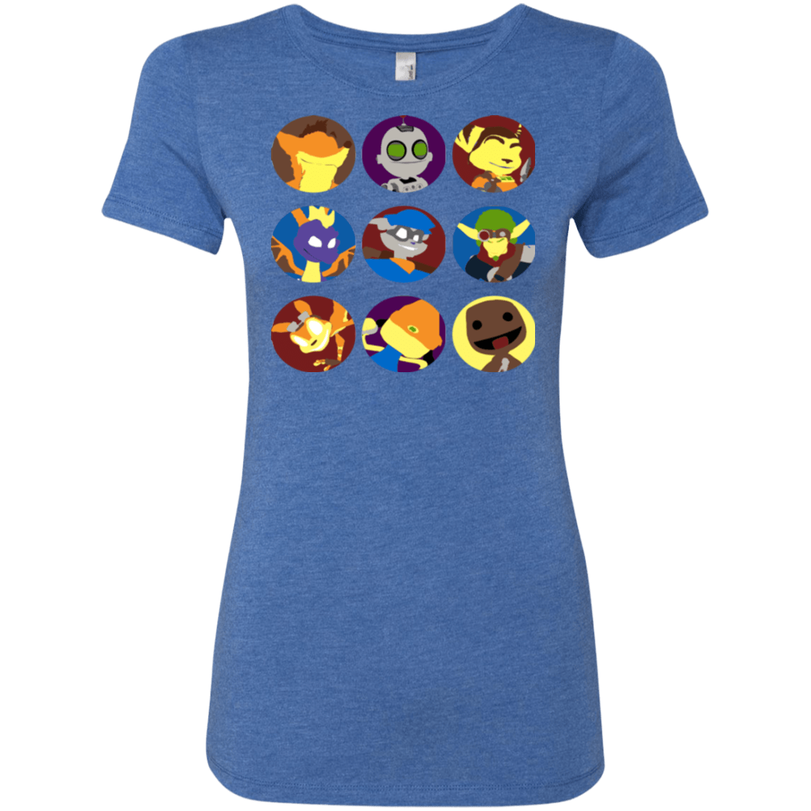 T-Shirts Vintage Royal / Small Fun Heroes Women's Triblend T-Shirt