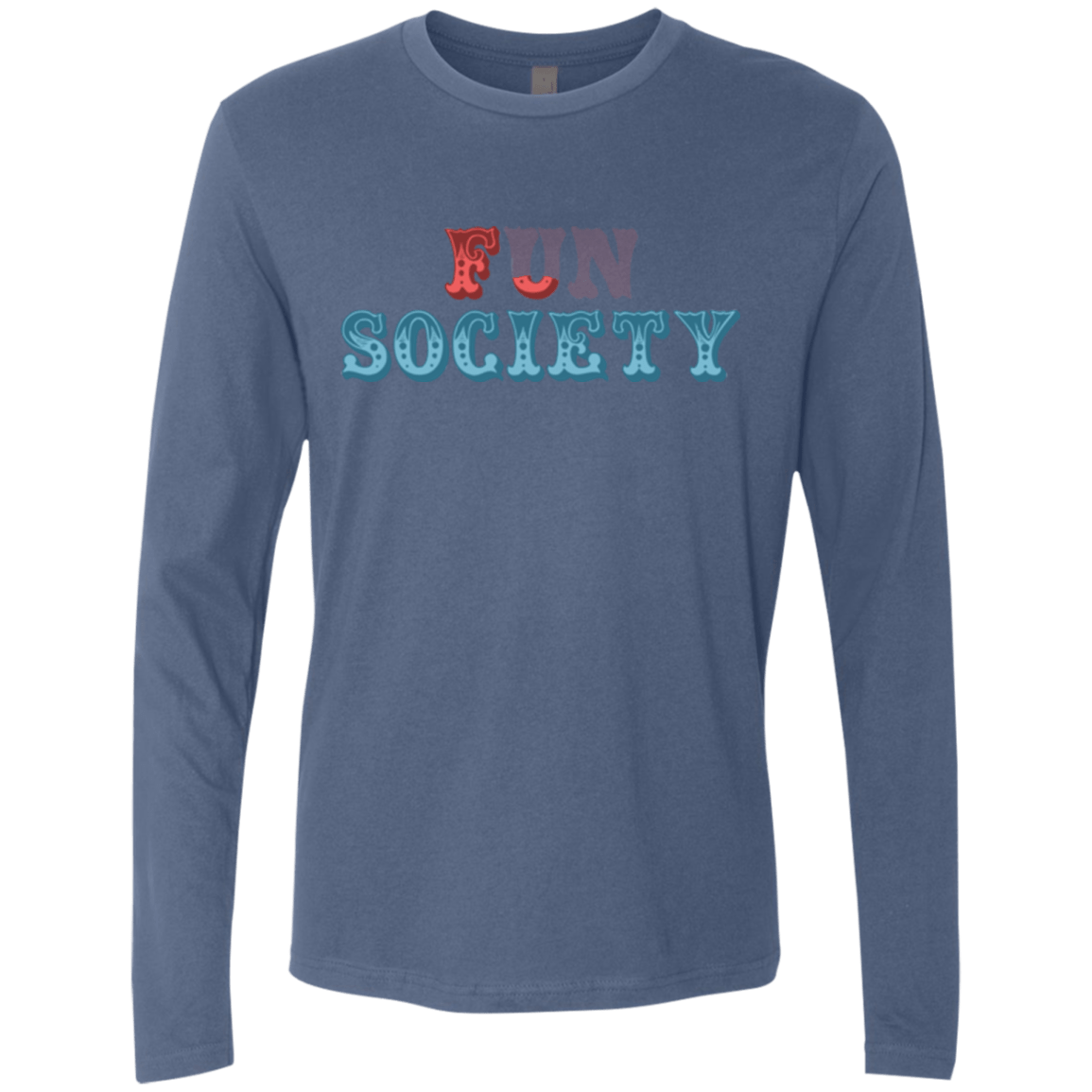 T-Shirts Indigo / Small Fun Society Men's Premium Long Sleeve