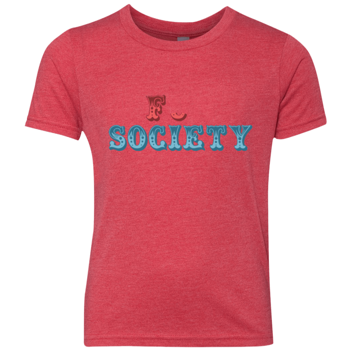 T-Shirts Vintage Red / YXS Fun Society Youth Triblend T-Shirt