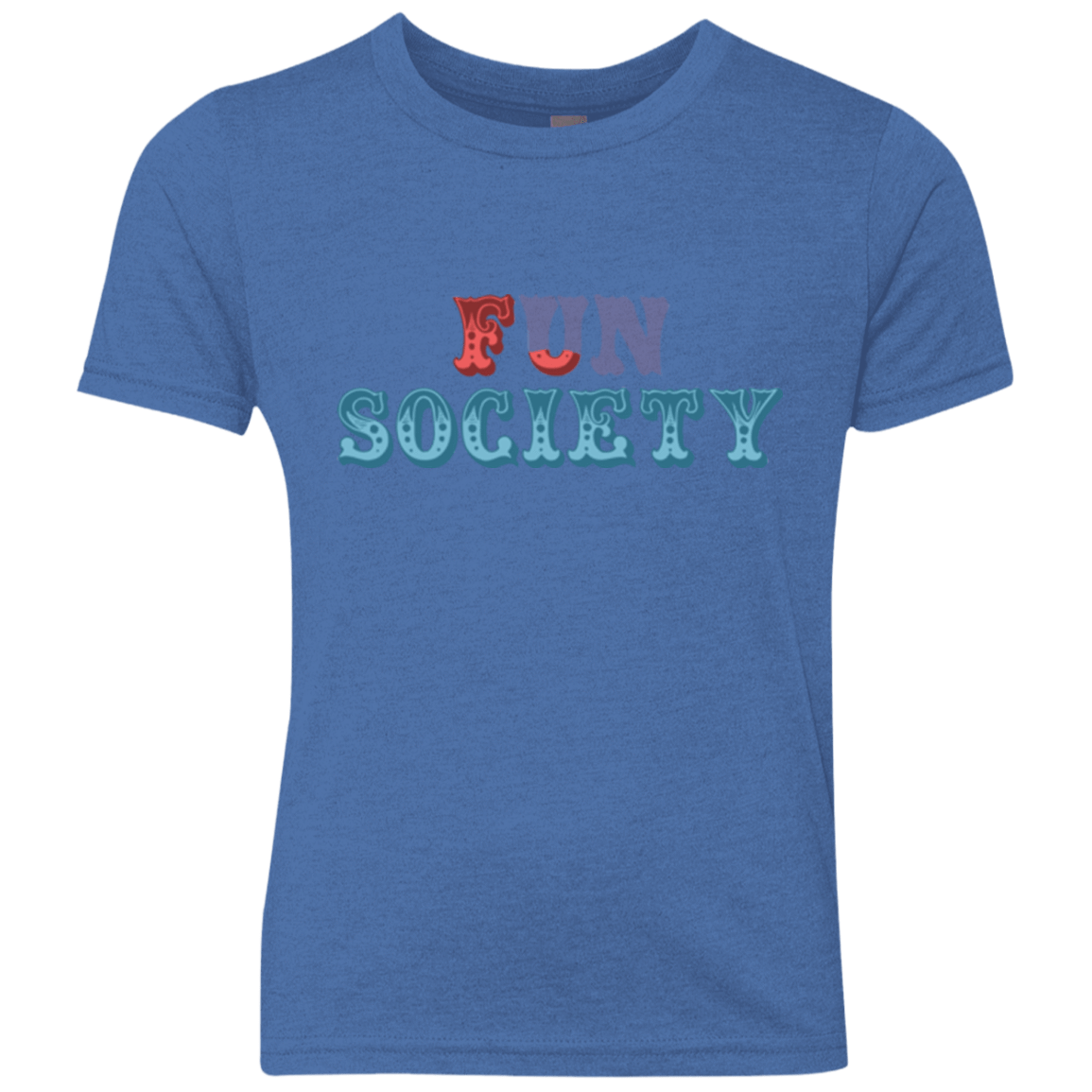 T-Shirts Vintage Royal / YXS Fun Society Youth Triblend T-Shirt
