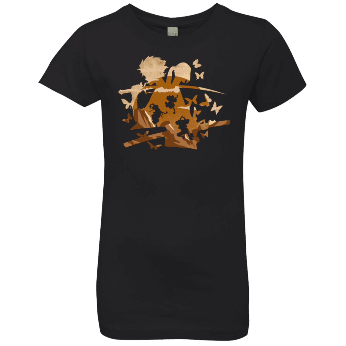 T-Shirts Black / YXS Funky Samurais Girls Premium T-Shirt