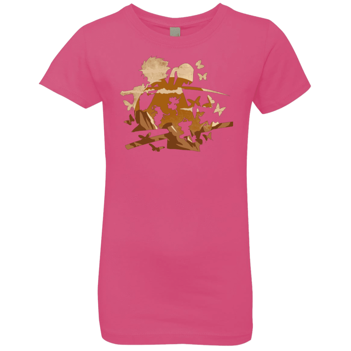 T-Shirts Hot Pink / YXS Funky Samurais Girls Premium T-Shirt