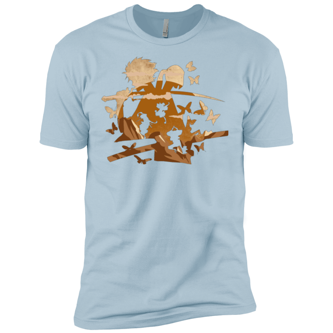 T-Shirts Light Blue / X-Small Funky Samurais Men's Premium T-Shirt