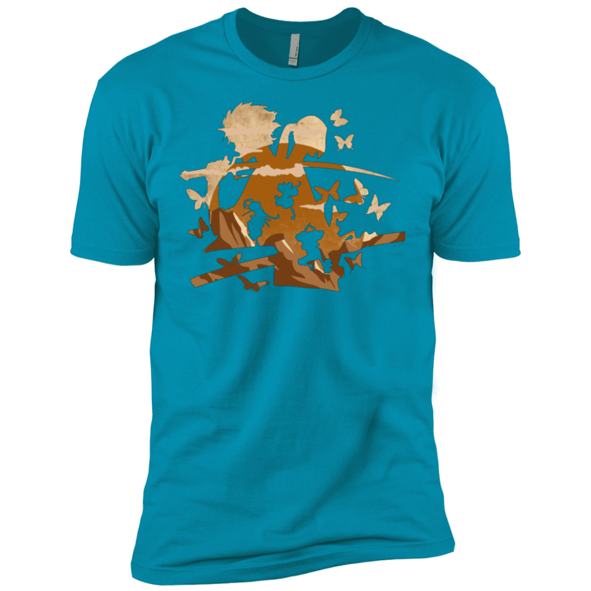 T-Shirts Turquoise / X-Small Funky Samurais Men's Premium T-Shirt