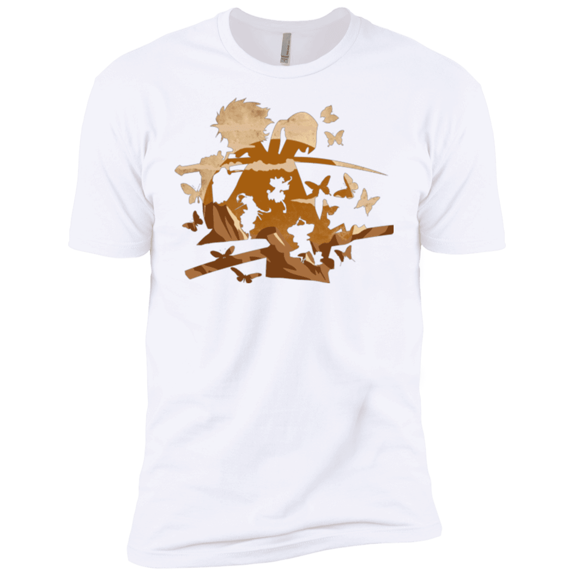 T-Shirts White / X-Small Funky Samurais Men's Premium T-Shirt