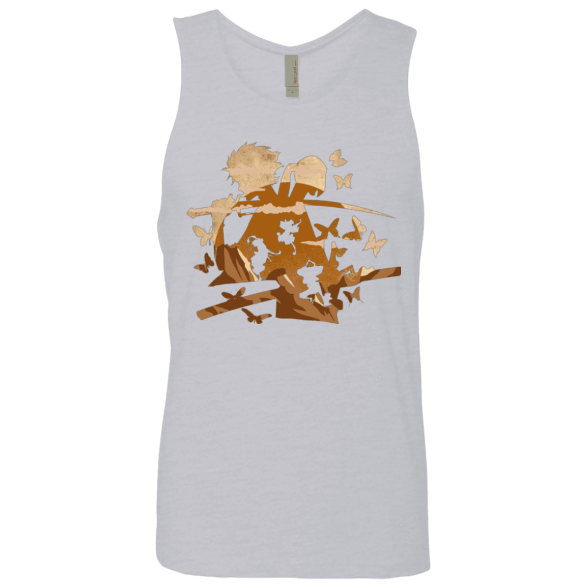 T-Shirts Heather Grey / Small Funky Samurais Men's Premium Tank Top