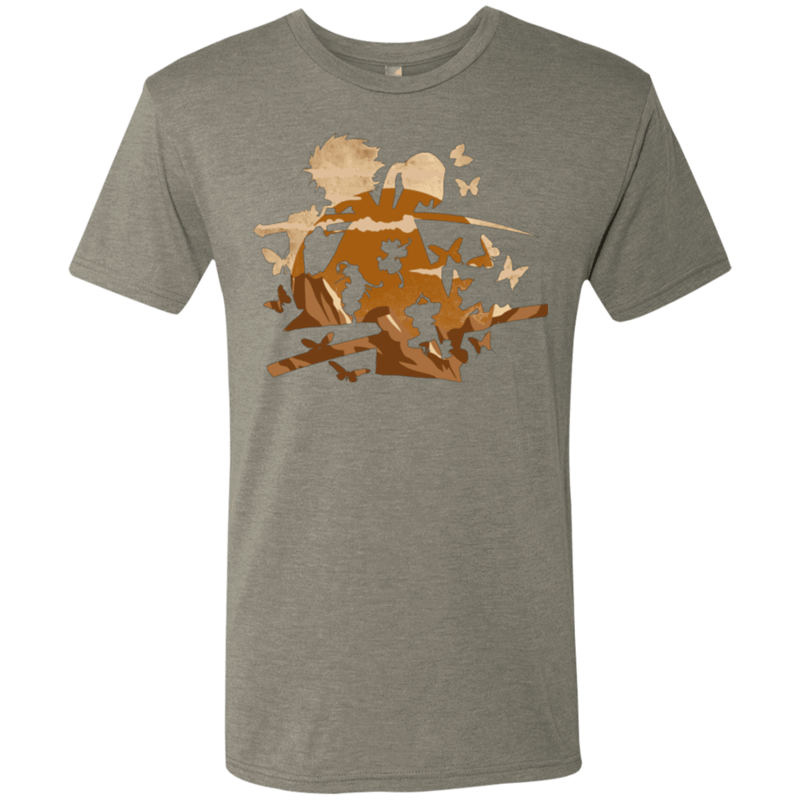 T-Shirts Venetian Grey / Small Funky Samurais Men's Triblend T-Shirt