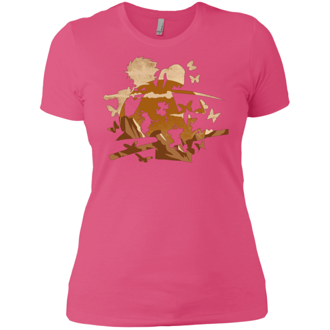 T-Shirts Hot Pink / X-Small Funky Samurais Women's Premium T-Shirt