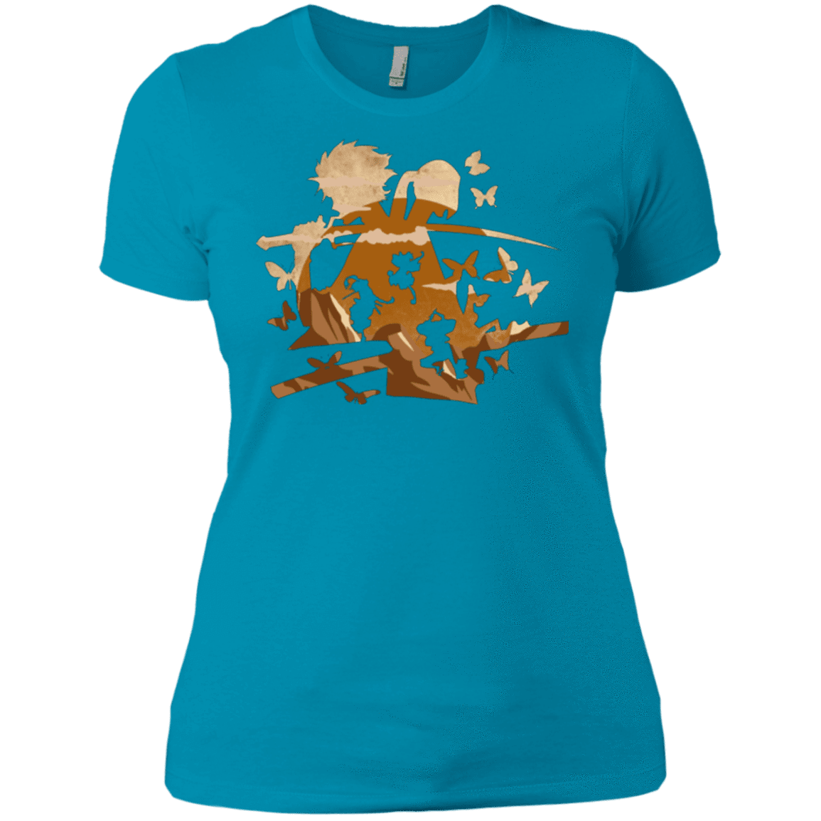 T-Shirts Turquoise / X-Small Funky Samurais Women's Premium T-Shirt